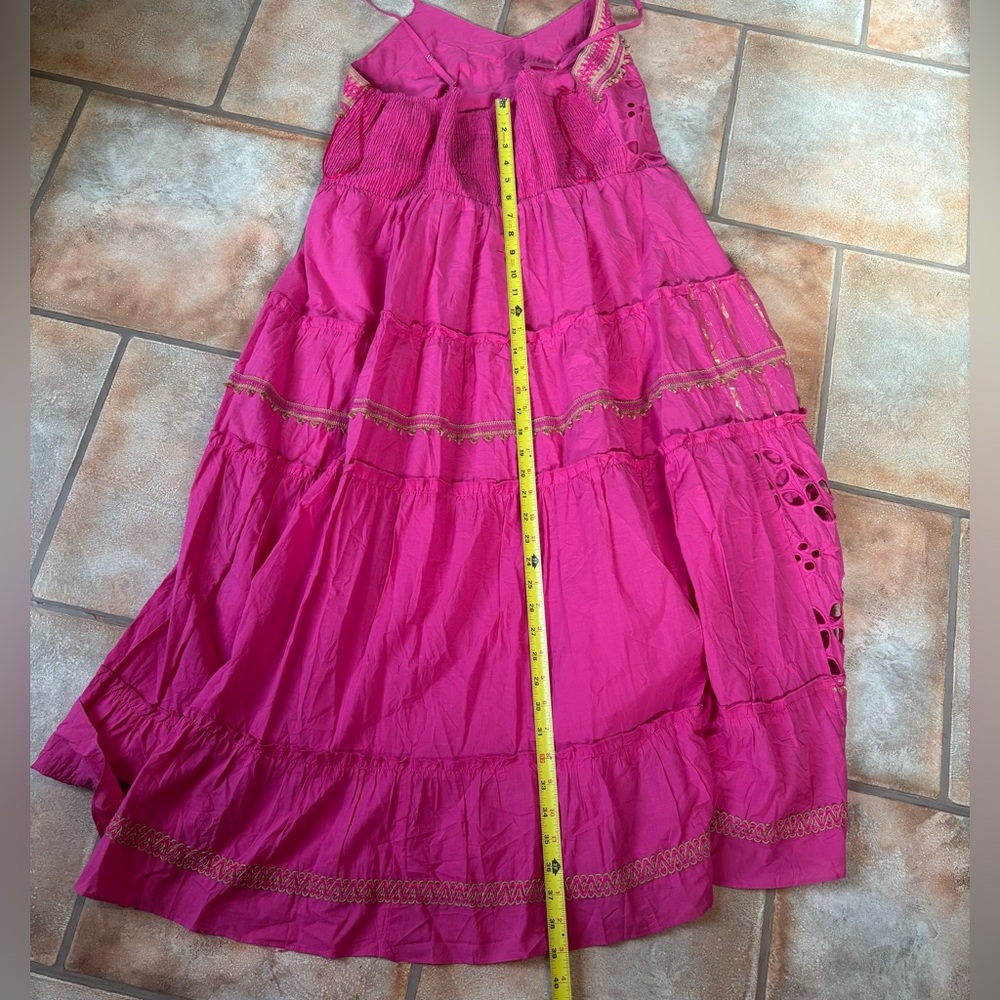 Women’s XL pink Farmers Market tiered dress - Picture 16 of 16